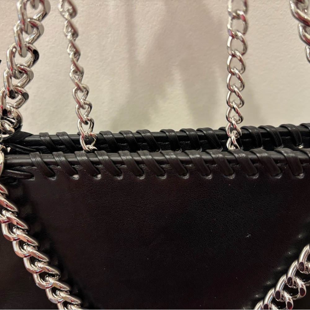 NWT House of Harlow 1960 stunning Chain & rhinestone waterfall bag - Picture 10 of 12